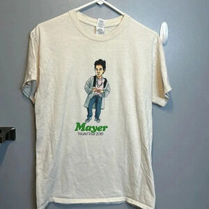 2019 john mayer world tour merch concert t-shirt unisex MED short sleeve